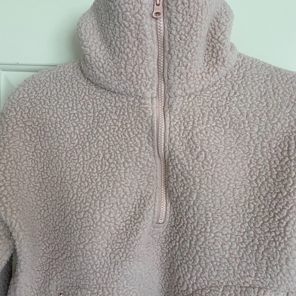 J.Crew 1/2 ZIP in Pink Polartec Fleece size XS - Picture 5 of 8